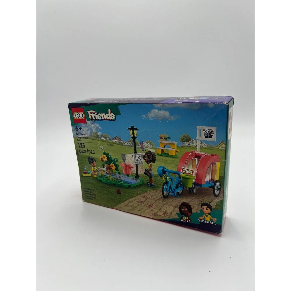 LEGO Friends Dog Rescue Bike 41738 Building Toy Set 125 Pieces Aliya Victoria